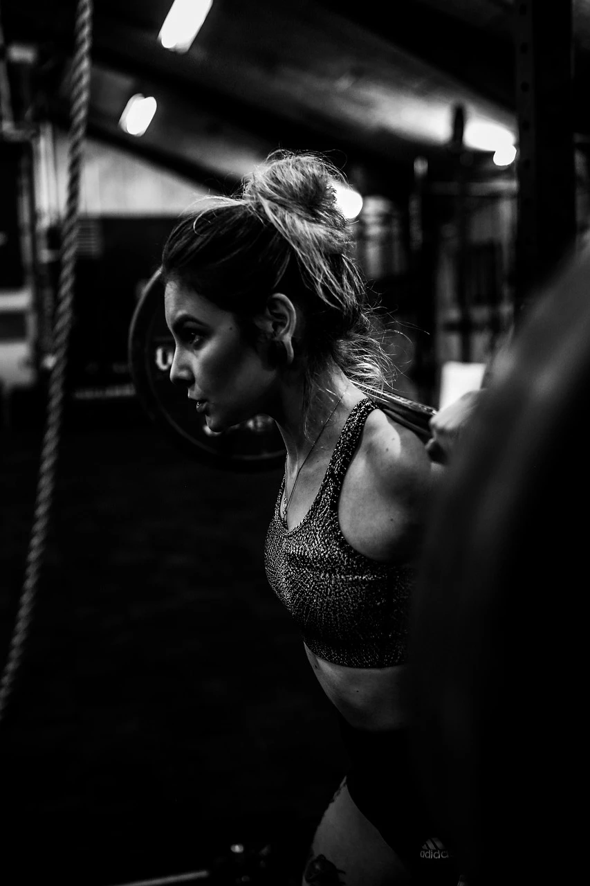 Powerful and technically correct barbell squat